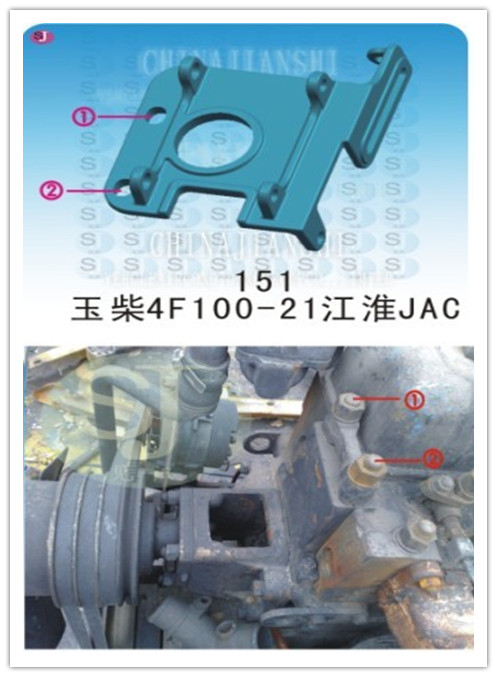  151玉柴4F100-21江淮JAC