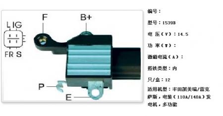  丰田凯美瑞/雷克萨斯，电装（110A/140A）发电机【1539B】