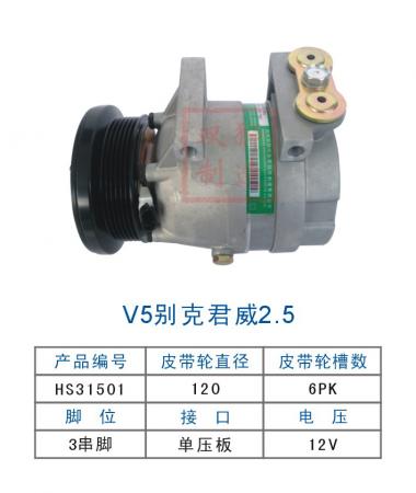  双狮V5别克君威2.5