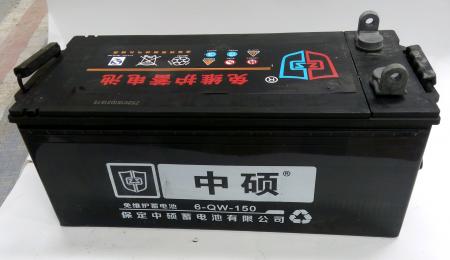  电瓶/中硕6QW-150扁