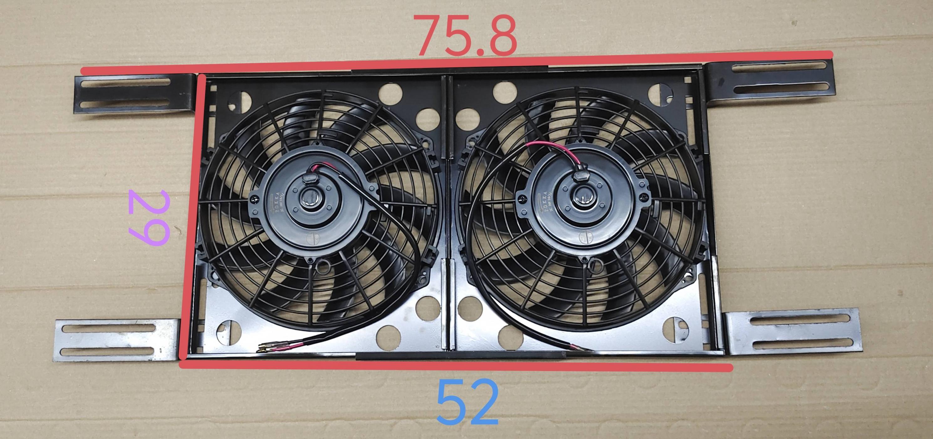  J6改装用电子扇总成